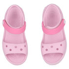 Pink Crocband Sandals, 1, hi-res