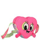 Girls Pink Heart Crossbody Bag ( 14cm ), 1, hi-res