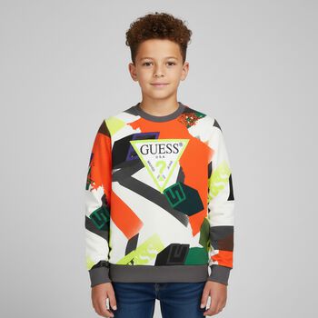 Boys Multi-Coloured Logo Sweatshirt