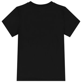 Black Teddy Bear Logo T-Shirt