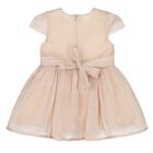 Younger Girls Beige Logo Dress Set, 1, hi-res