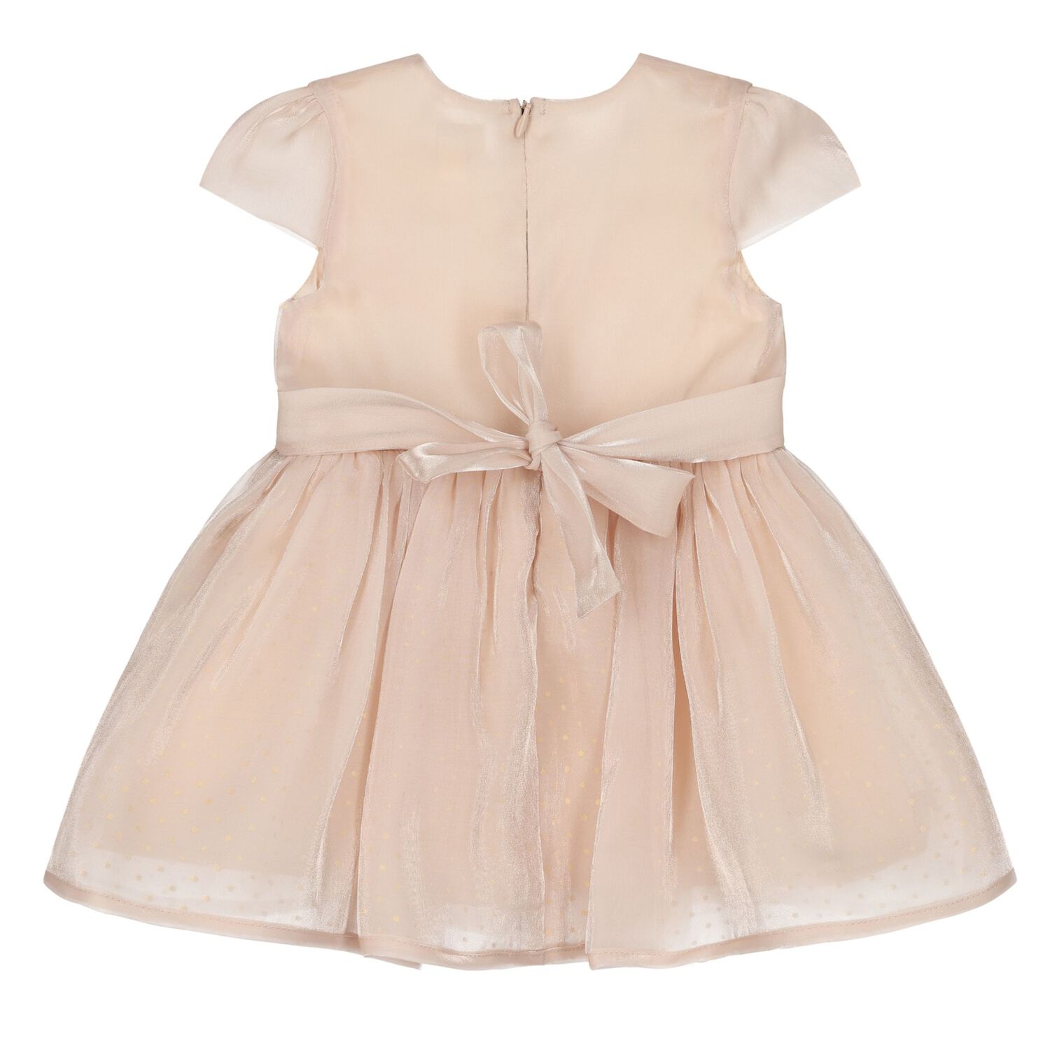 Younger Girls Beige Logo Dress Set, 1, hi-res image number null