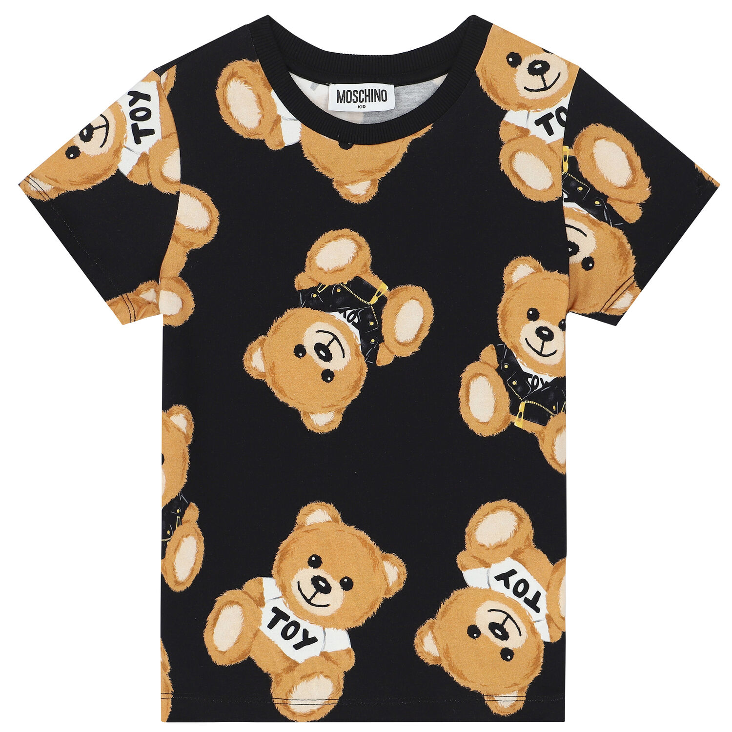 Black Bear Logo Print T-Shirt, 2, hi-res image number null