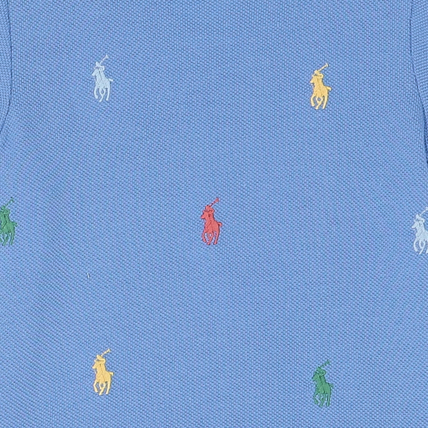 Baby Boys Blue Piqu&Atilde;&copy; Logo T-Shirt, 1, hi-res