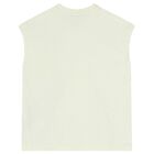 طقم أولاد شورت بالشعار باللون العاجي والأخضر, 2, hi-res