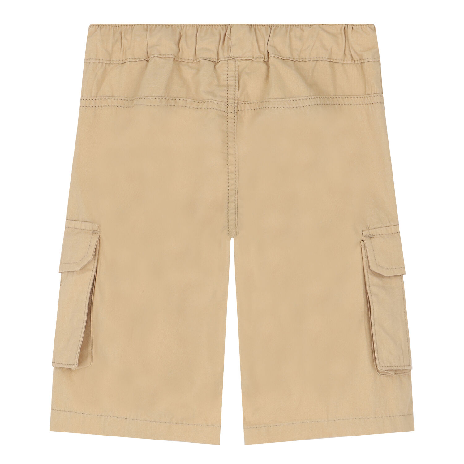 Younger Boys Beige Logo Shorts, 2, hi-res