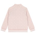 Girls Pink Logo Zip Up Top, 1, hi-res