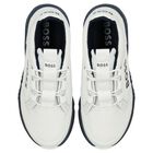 Boys White Logo Trainers, 1, hi-res
