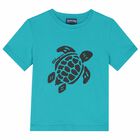 Boys Blue Turtle T-Shirt, 2, hi-res