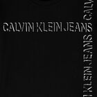 تيشيرت بالشعار باللون الاسود للبنات, 1, hi-res