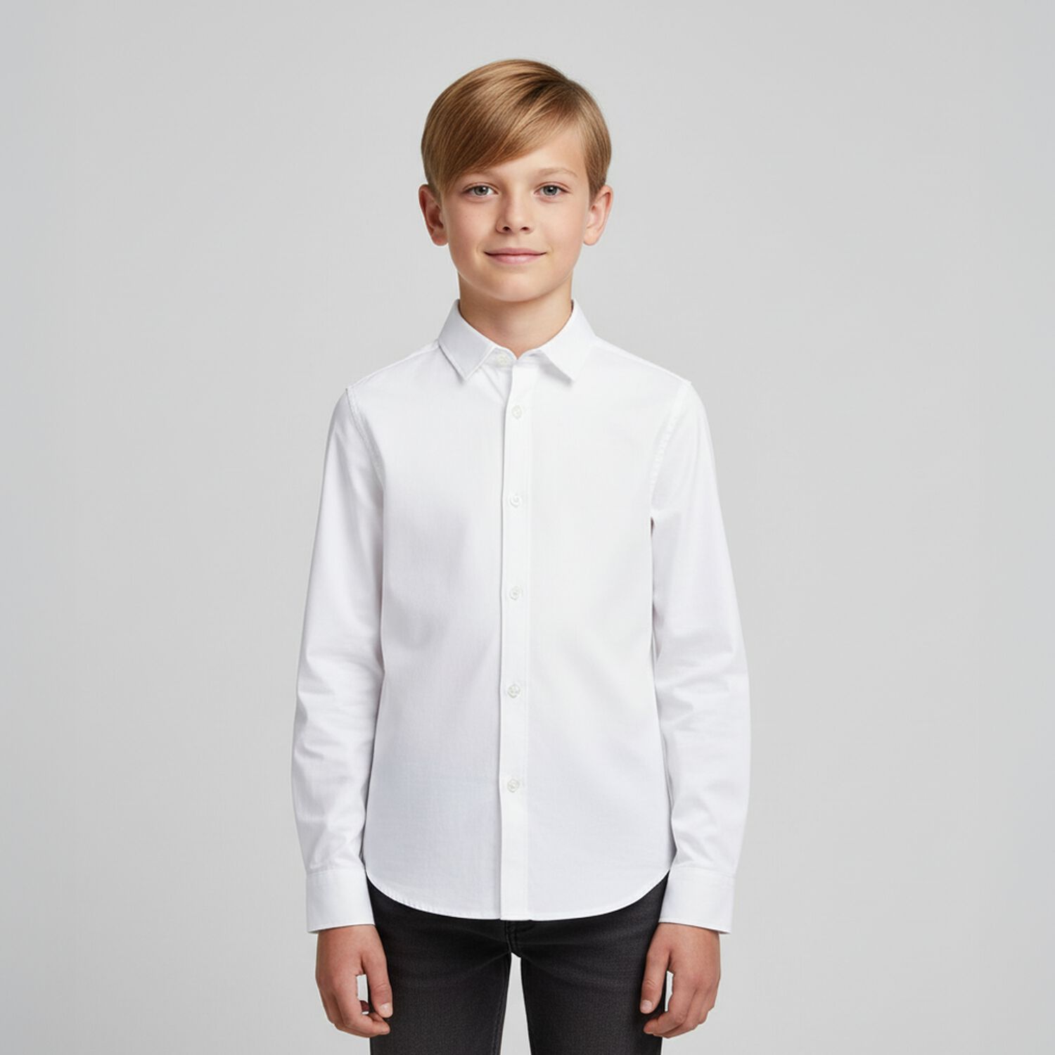 Boys White Shirt, 1, hi-res image number null