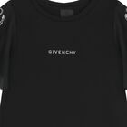 تي شيرت باللون أسود بشعار للبنات, 1, hi-res