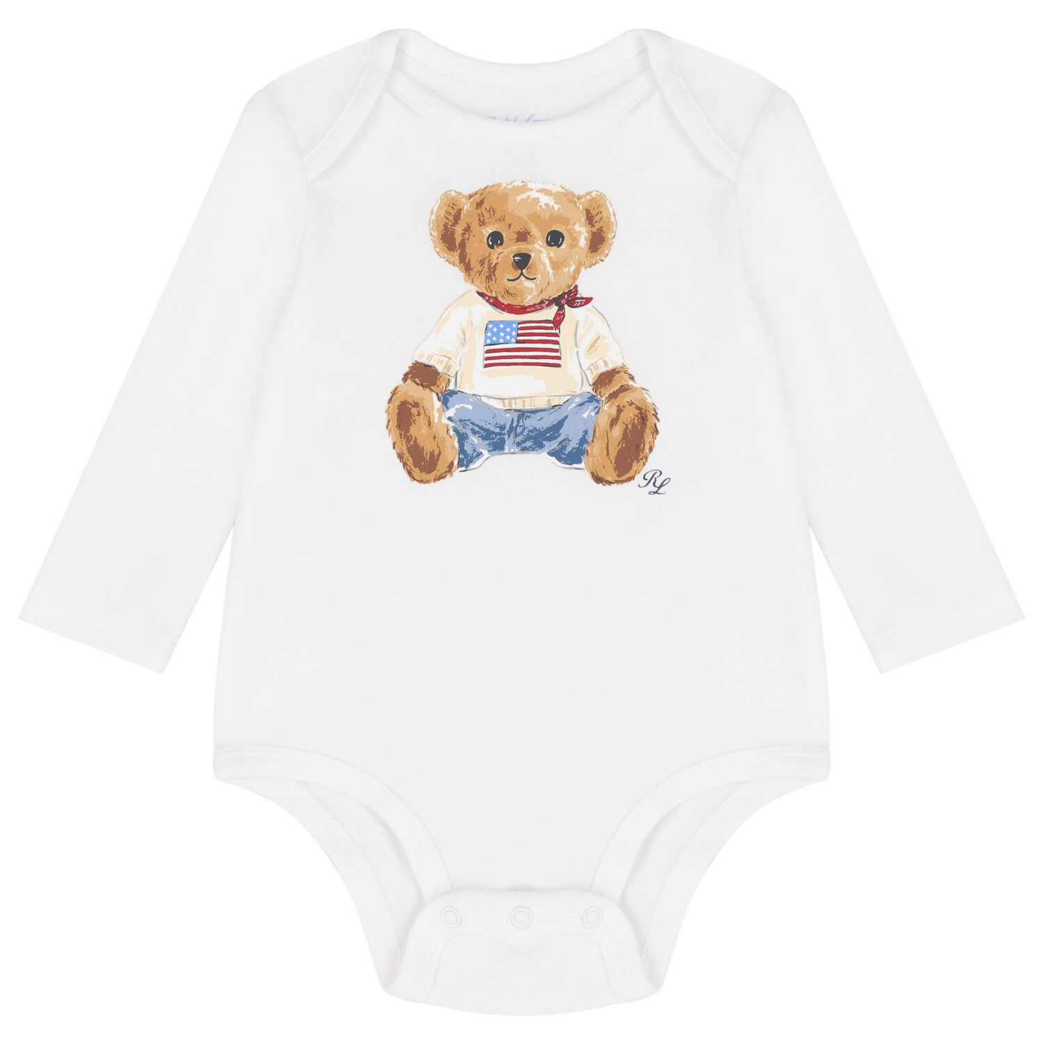 Baby Boys White Polo Bear Babysuit Gift Set, 1, hi-res image number null