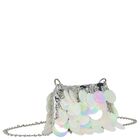 Girls Silver & Iridescent Sequin Bag, 1, hi-res