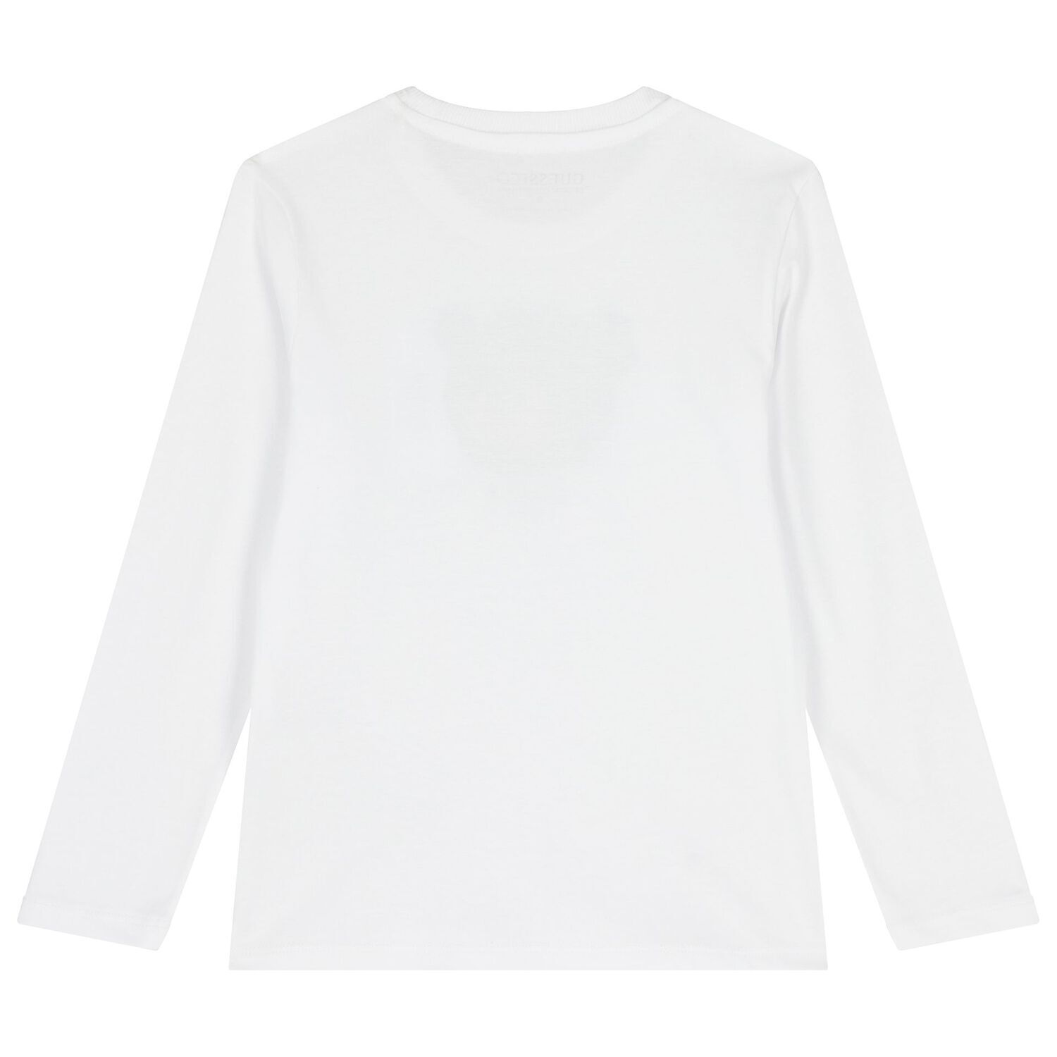 بلوزة بيضاء بأكمام طويلة للأولاد بطبعة دب تيدي, 1, hi-res image number null