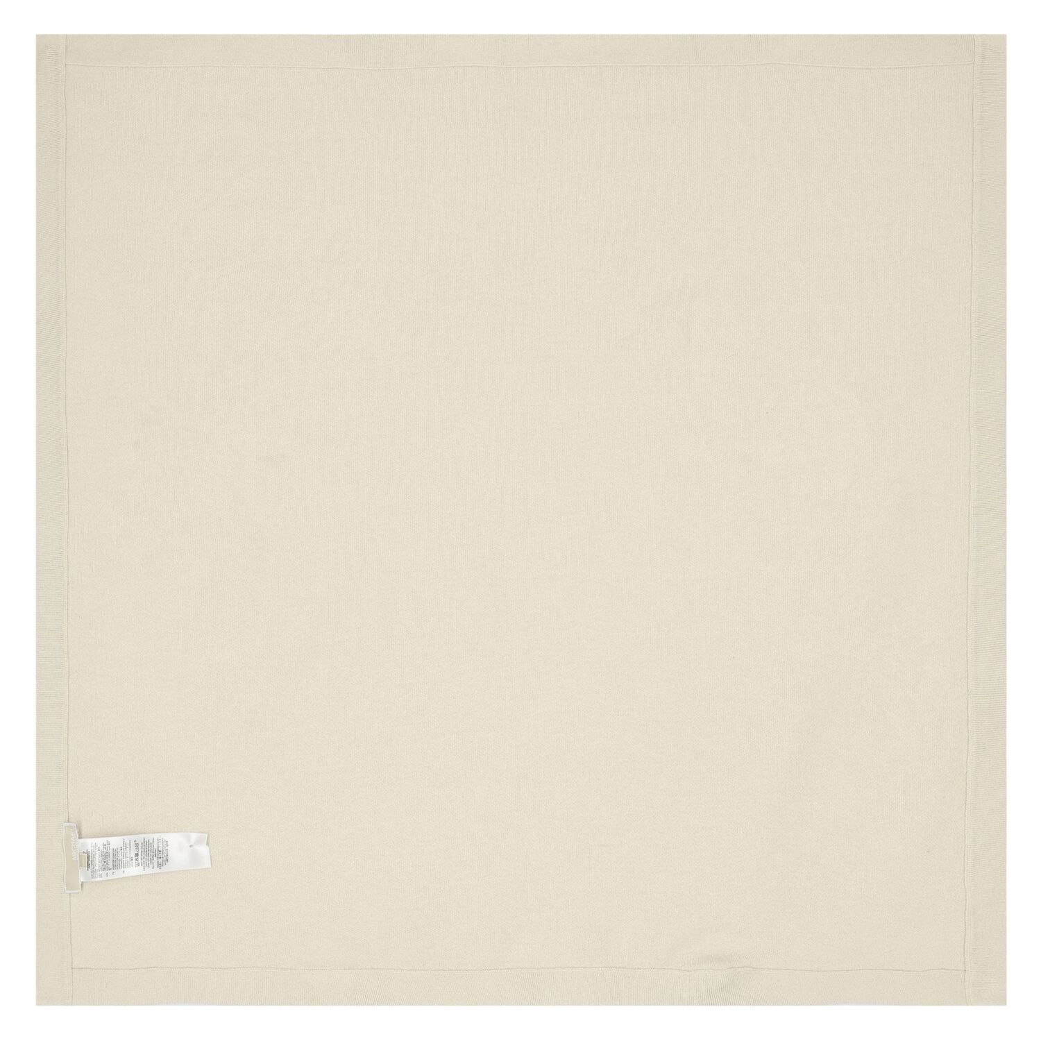 بطانية بنات بالشعار باللون الأبيض والبيج, 1, hi-res