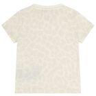 Girls Beige Logo T-Shirt, 1, hi-res