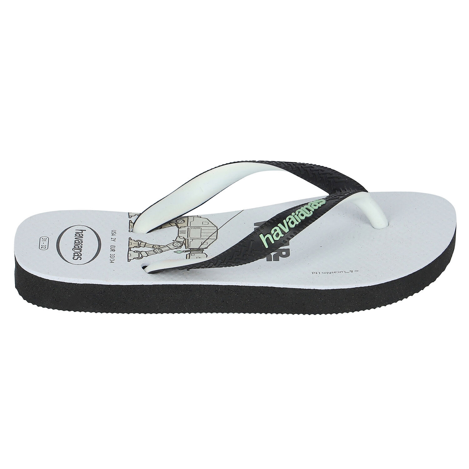 Boys White Star Wars Flip Flops, 1, hi-res image number null