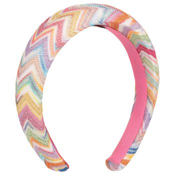 طوق راس بنمط متعرج بالوان متعددة للبنات 