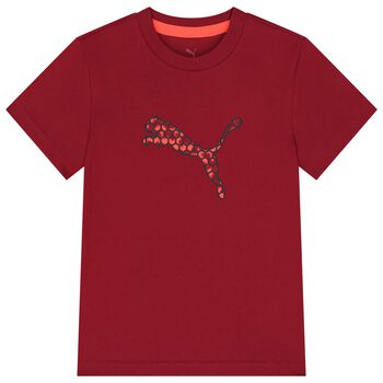 Boys Red Logo T-Shirt