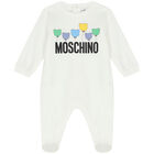 Ivory Logo Babygrow, 1, hi-res