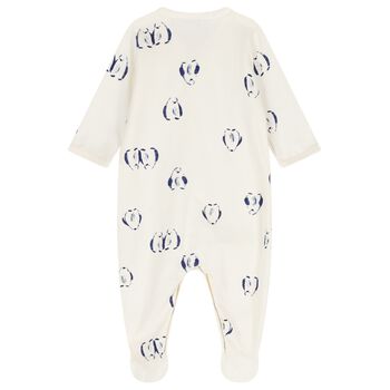 Ivory Penguin Babygrow
