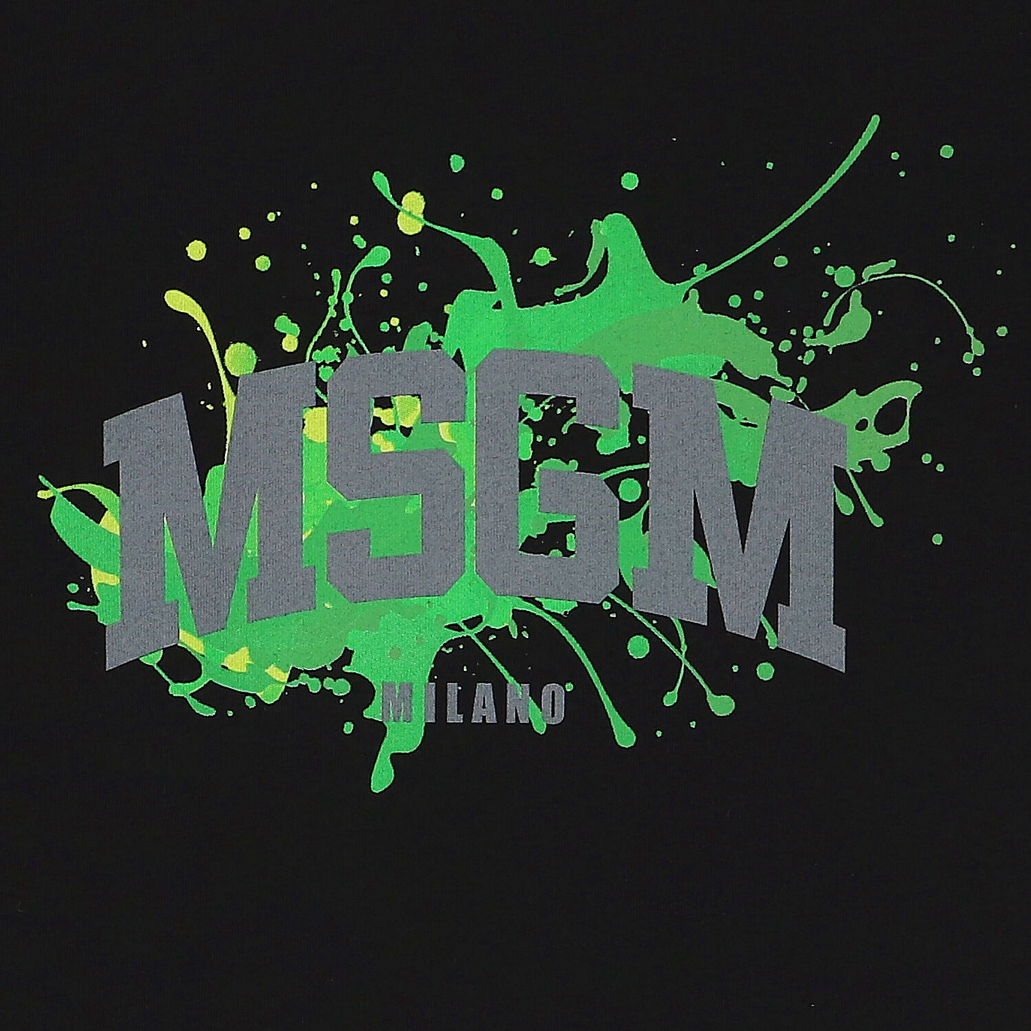 تيشيرت بالشعار باللون الاسود للاولاد, 1, hi-res