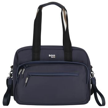 Navy Blue Logo Baby Changing Bag