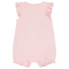 Baby Girls Pink & White Rompers ( 3-Pack ) , 1, hi-res