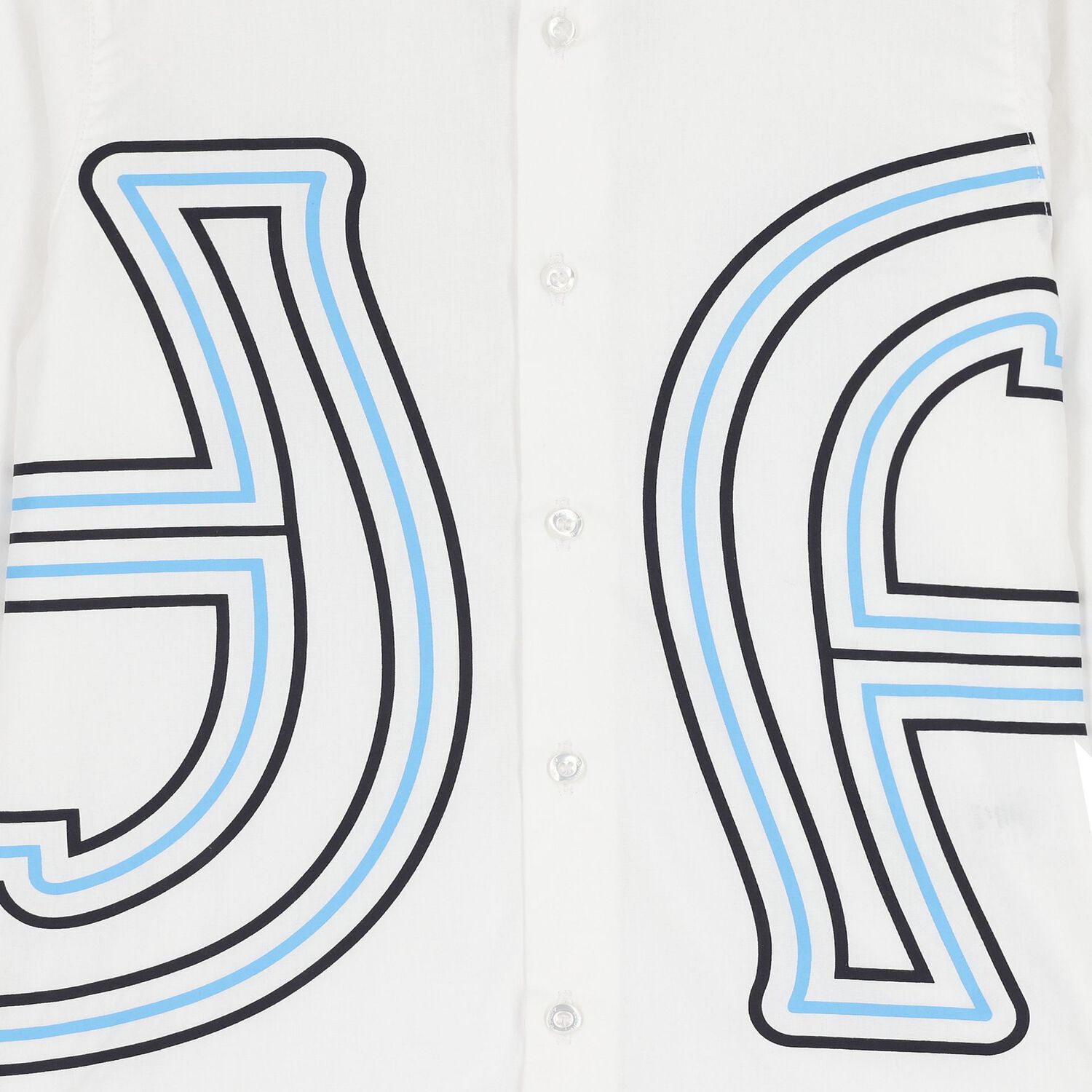 قميص  أبيض بشعار للأولاد, 1, hi-res