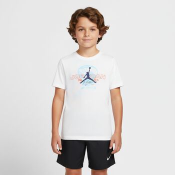Boys White Jordan Logo T-Shirt 