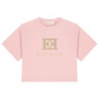 Girls Pink Logo T-Shirt, 2, hi-res