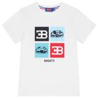 Boys White Logo T-Shirt, 1, hi-res