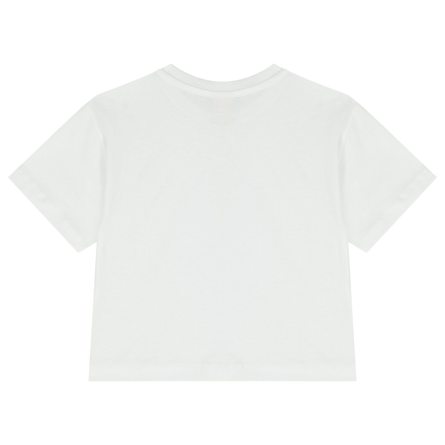 Girls White Floral T-Shirt, 1, hi-res