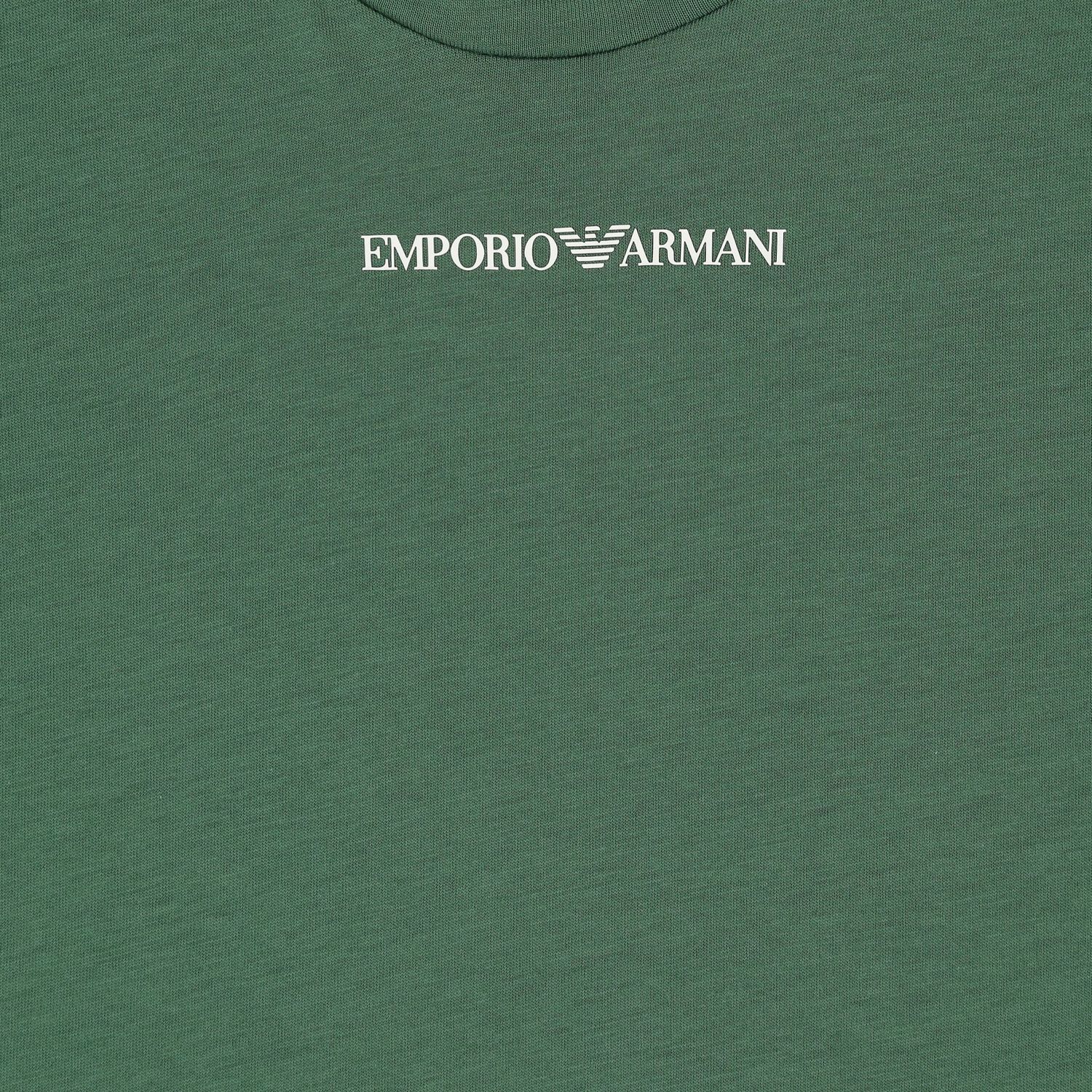 تي شيرت بشعار باللون الأخضر للأولاد, 2, hi-res