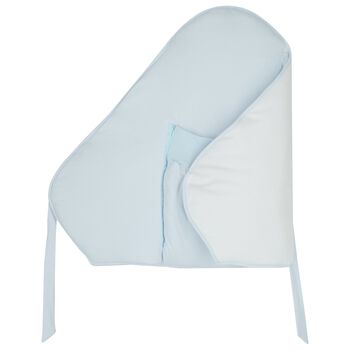 مدس أولاد بطبعة تيدي و قطار باللون الأبيض و الأزرق 