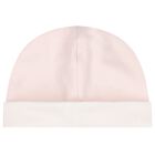 طقم بنات هدايا أفرول بالشعار باللون الوردى, 1, hi-res