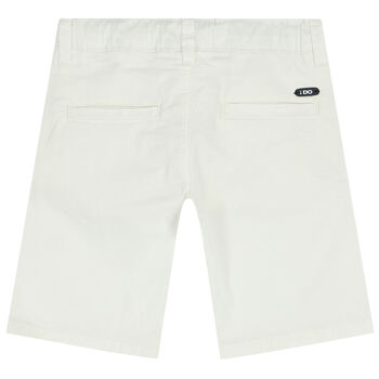 Boys Ivory Chino Shorts
