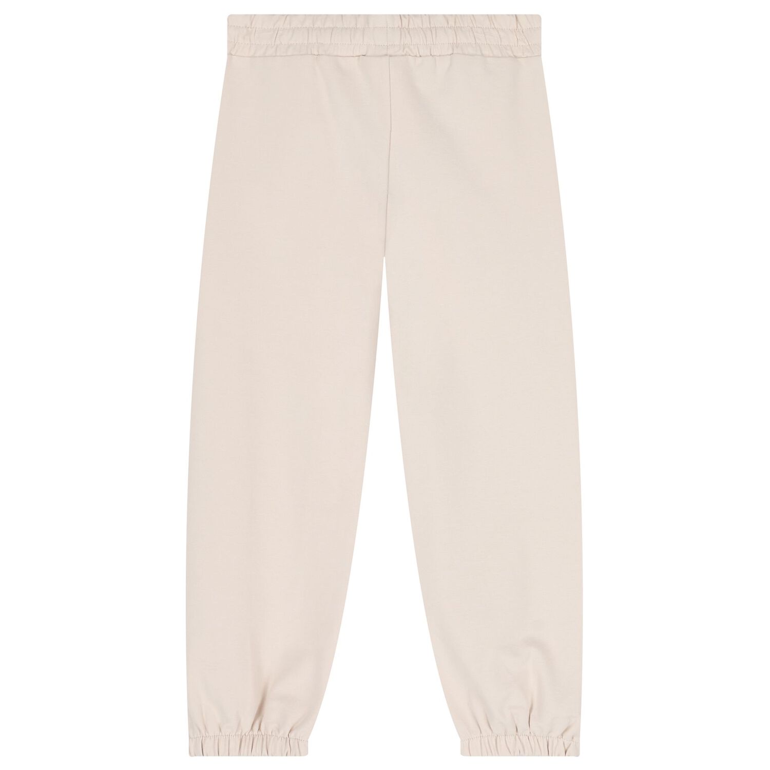 بدلة رياضية للبنات بطبعة دب تيدي باللون البيج, 1, hi-res