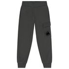 Boys Khaki Green Logo Joggers, 1, hi-res