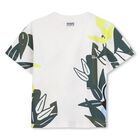 Boys Ivory Elephant Jungle T-Shirt, 1, hi-res
