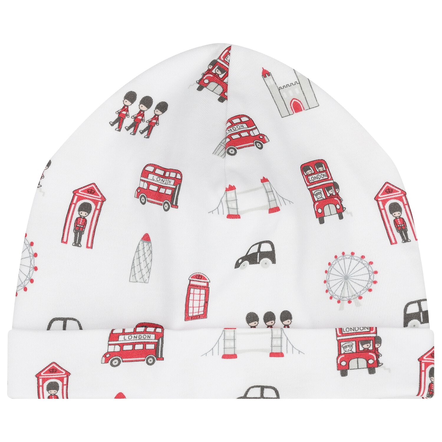 Baby Boys White Lively London Hat, 1, hi-res image number null