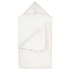 Baby Girls White & Pink Bow Nest, 1, hi-res