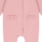 Baby Girls White & Pink Apple Babygrow ( 2-Pack ), 2, hi-res