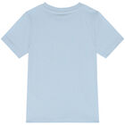 تيشيرت بشعار النمر باللون الأزرق للأولاد, 2, hi-res