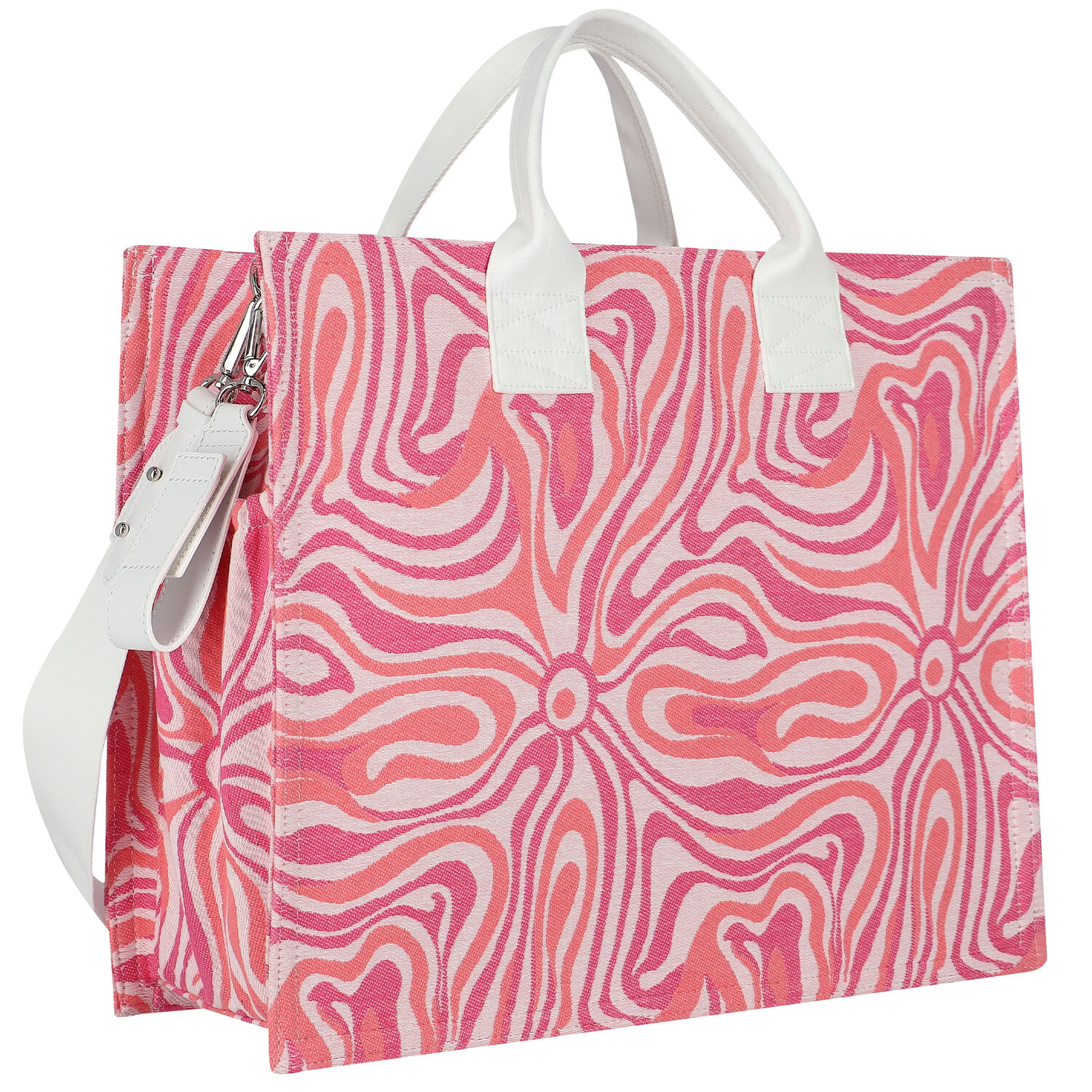 Pink Marmo Baby Changing Bag, 1, hi-res image number null