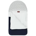 مدس أولاد بالشعار باللون الكحلى والأبيض, 2, hi-res