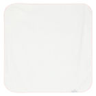 منشفة بغطاء للرأس باللون الأبيض والوردي للبنات, 1, hi-res