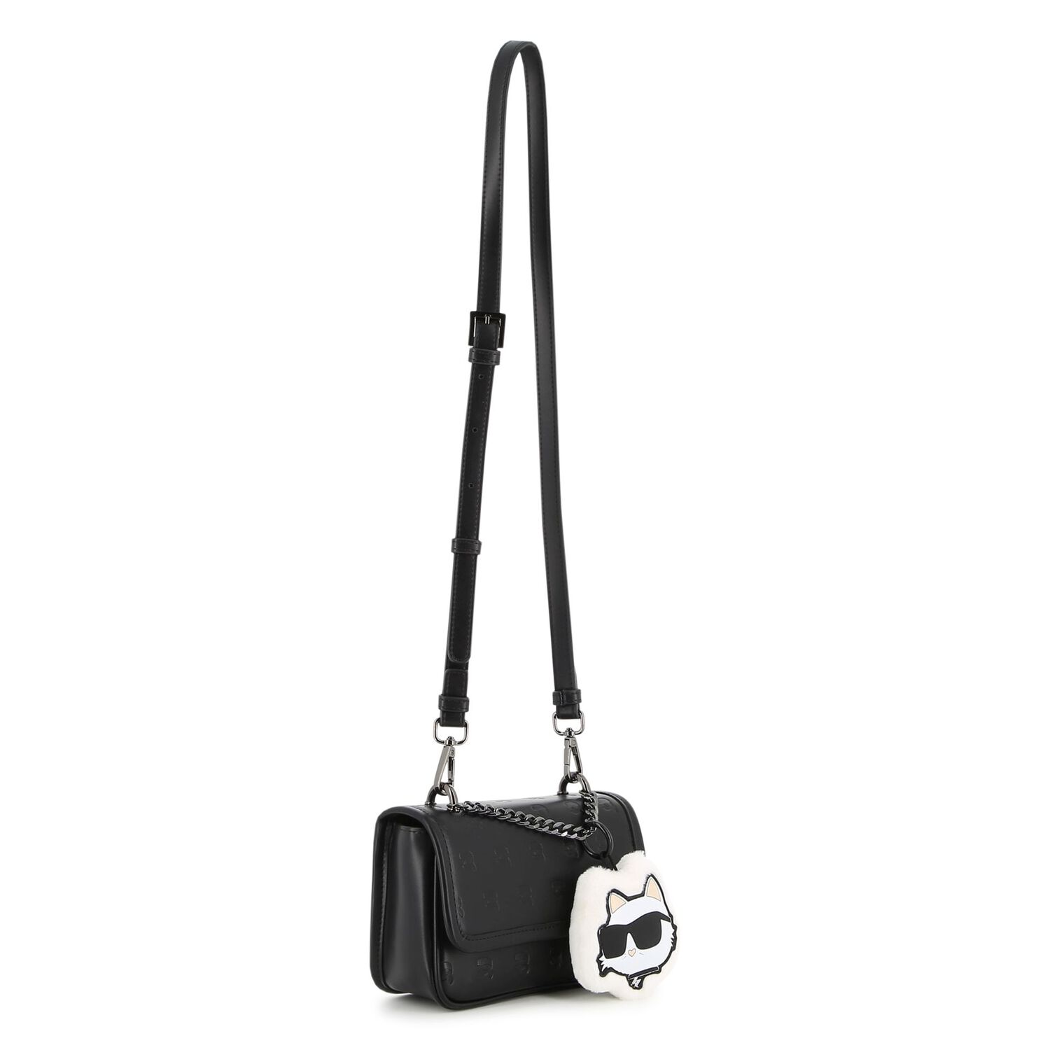 Mini Me Girls Black Choupette Handbag ( 18cm ), 1, hi-res