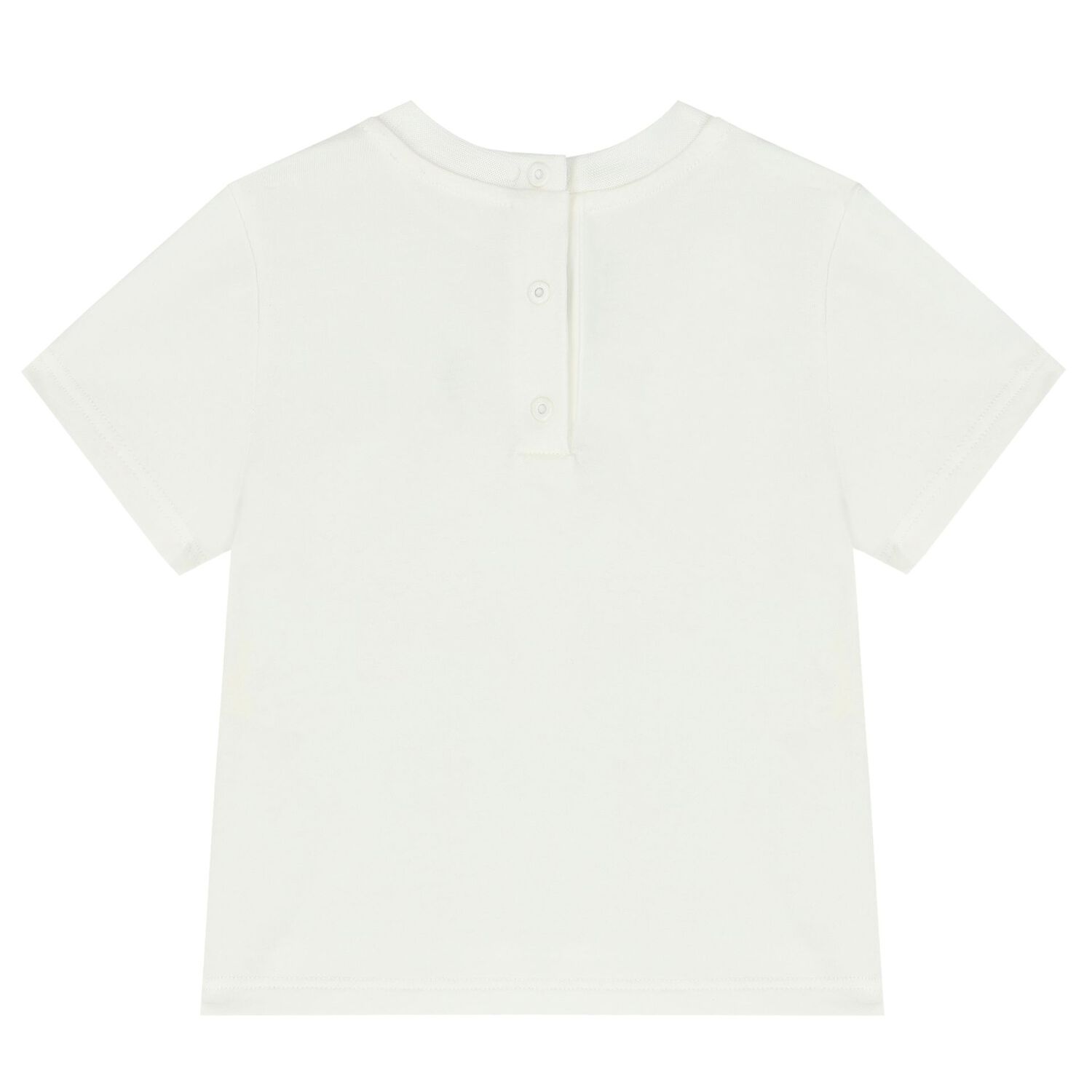 تيشيرت بنات بشعار تيدي باللون العاجي, 1, hi-res